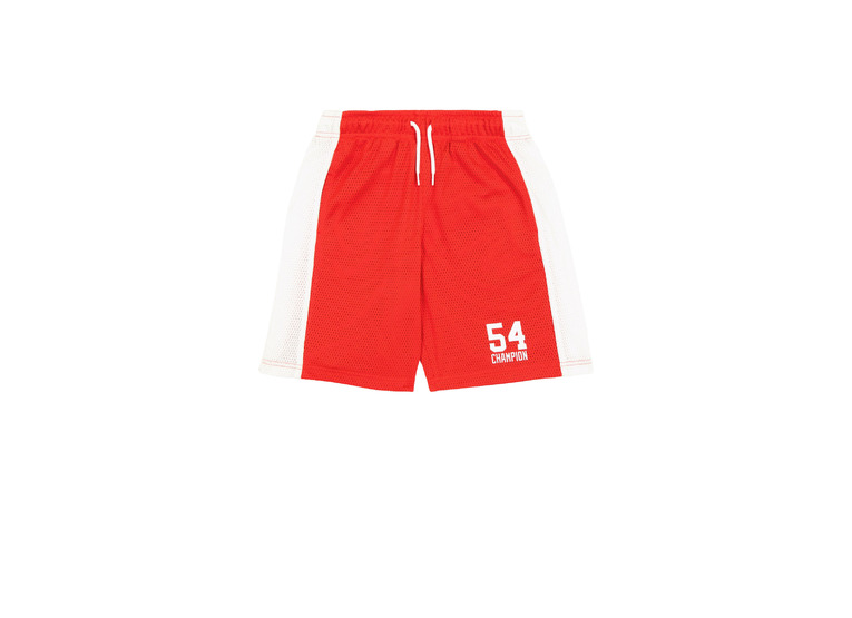 Champion soft mesh short rood/wit KIDS