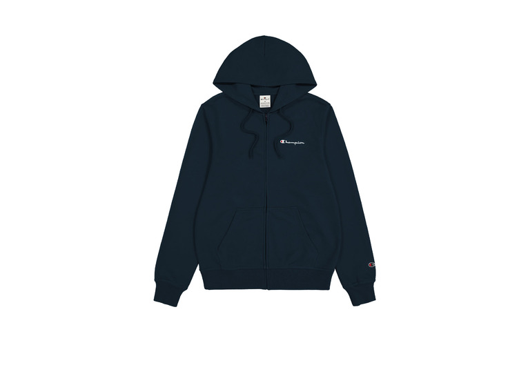 Champion small logo FZ hoodie donkerblauw heren