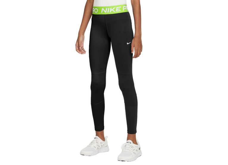 Nike Pro Dri-FIT legging zwart/volt meisjes