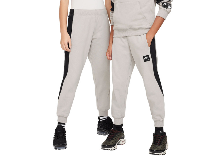 Nike Air fleece joggingbroek college grey/zwart KIDS