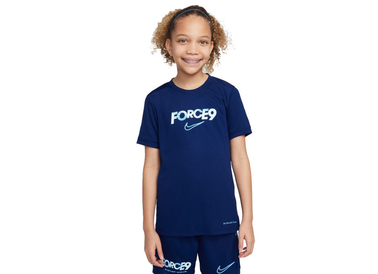 Nike Erling Haaland academy Dri-FIT voetbaltop blue void KIDS