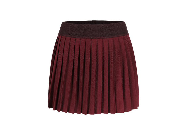 Vieux Jeu Chantal heart tennisrok burgundy dames