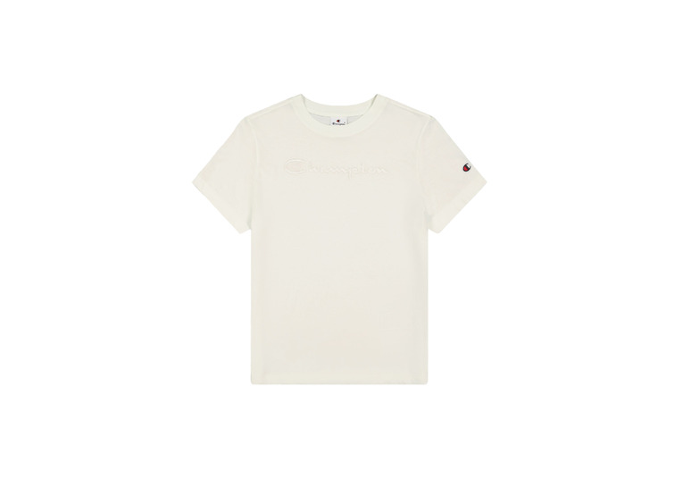 Champion Tonal big logo jersey T-shirt wit dames