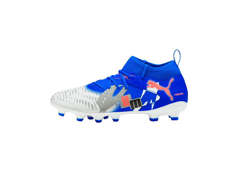 Puma Jr. FUTURE 8 Match forever FG/AG voetbalschoen wit/ultra blue KIDS