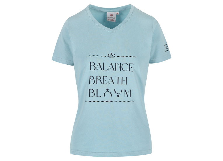 Silvermedal Premium super stretch T-shirt aquatic blauw dames