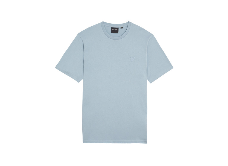 Lyle & Scott tonal eagle T-shirt blue ash heren