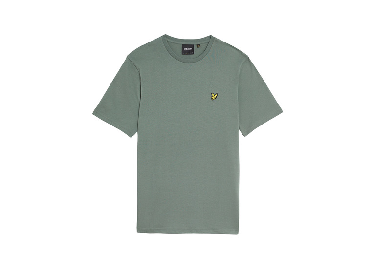 Lyle & Scott plain T-shirt green mercurial heren