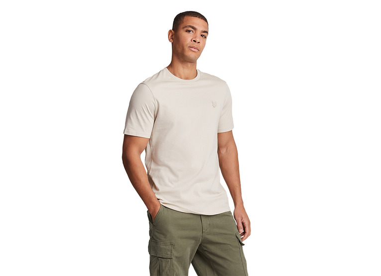 Lyle & Scott tonal eagle T-shirt cove heren