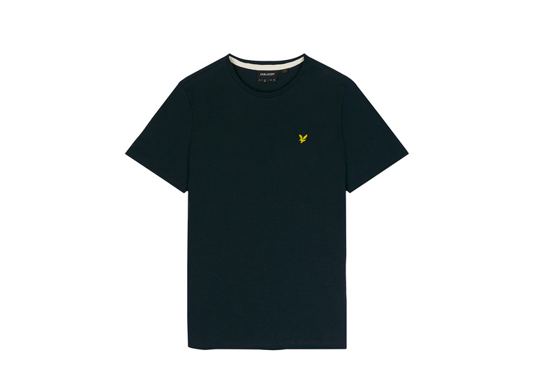 Lyle & Scott slub T-shirt dark navy heren