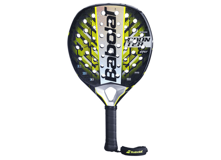 Babolat counter viper padelracket geel/zwart unisex