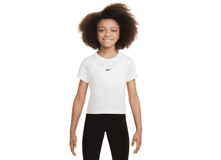 Nike Sportswear kort T-shirt wit meisjes