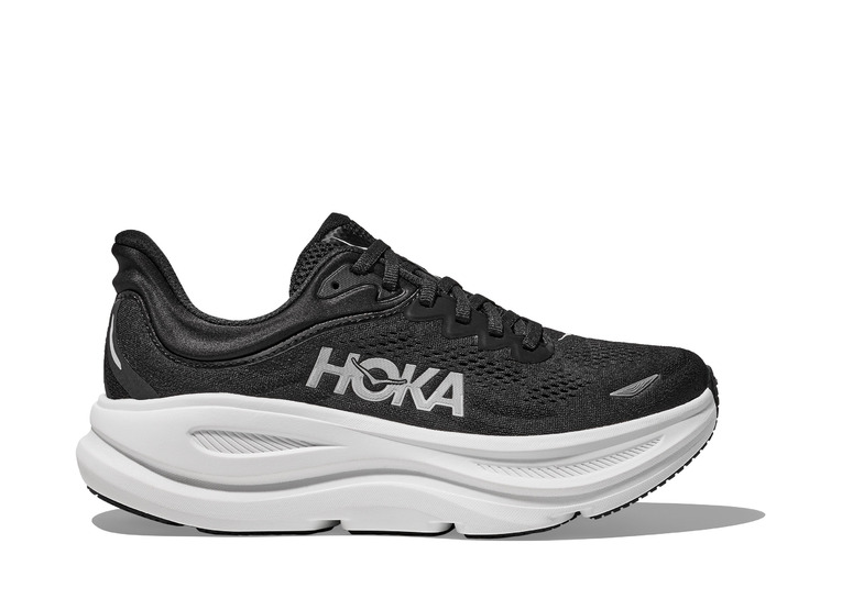 Hoka Bondi 9 loopschoen cosmic zwart/wit dames