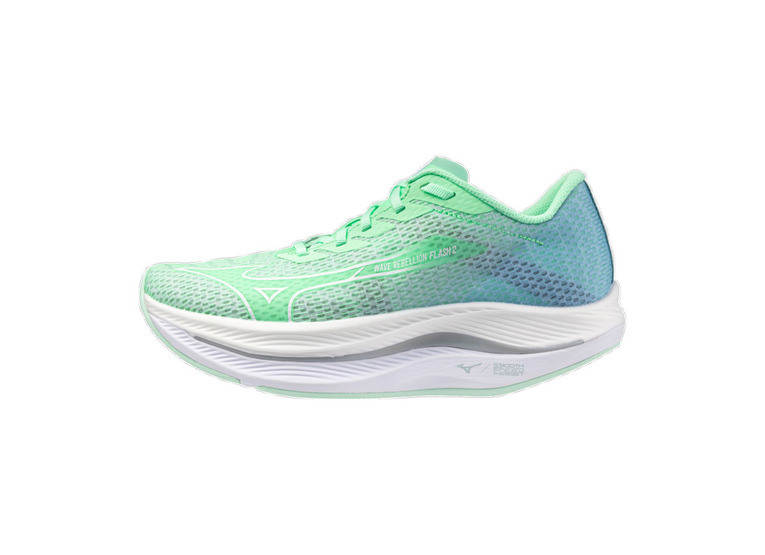 Mizuno Wave Rebellion Flash 2 loopschoen neo mint dames